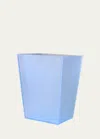 Mike & Ally Frosted Ice Wastebasket And Liner In Frosted Sky