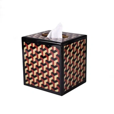 Mike & Ally Geo Tissue Boutique In Multi