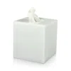Mike And Ally Ice Boutique Tissue Box In White Ice