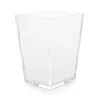 Mike And Ally Ice Wastebasket & Liner In Ice Clear