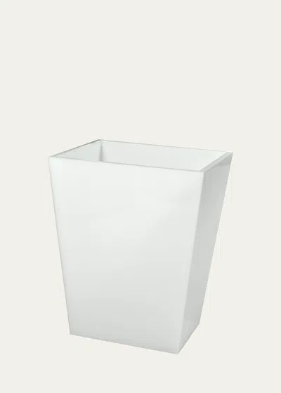 Mike & Ally Ice Wastebasket In White