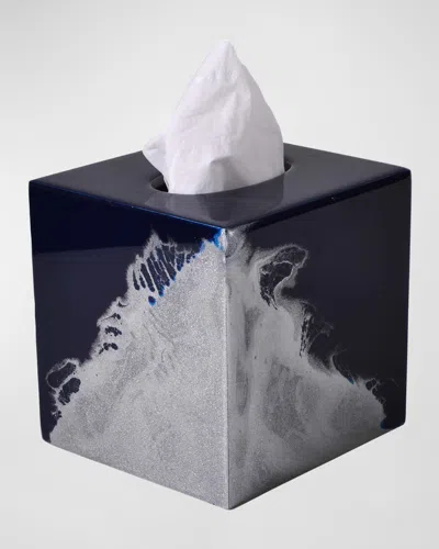 Mike & Ally Lava Boutique Tissue Box Cover In Midnight