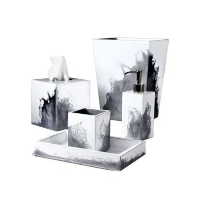 Mike & Ally Lava Brush Holder In Silver;pure