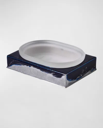Mike & Ally Lava Soap Dish In Midnight