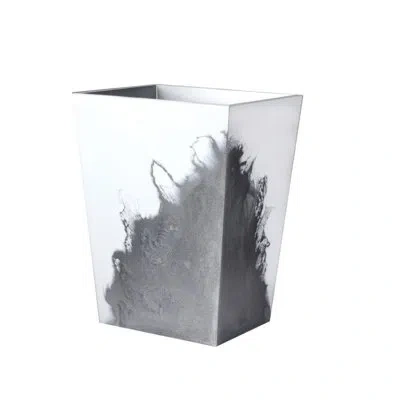 Mike & Ally Lava Waste Basket - 3 Gallons In Silver;pure