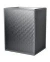 Mike & Ally Le Mans Wastebasket & Liner In Gray
