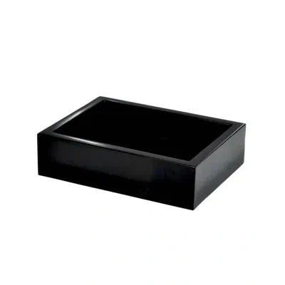 Mike & Ally Lucite Soap Dish In Black
