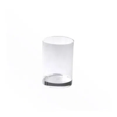 Mike & Ally Lucite Tumbler In Clear