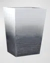 Mike & Ally Ombre Wastebasket And Liner In Gray