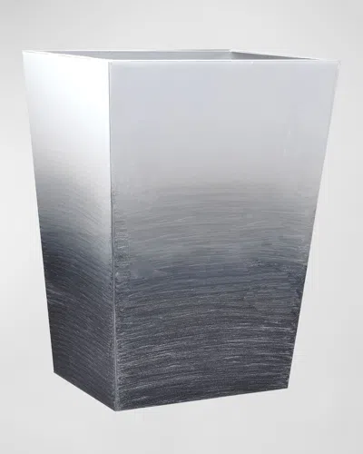 Mike & Ally Ombre Wastebasket And Liner In Gray