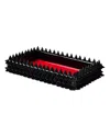 Mike & Ally Quill Small Tray Guest Towel Holder In Black/red