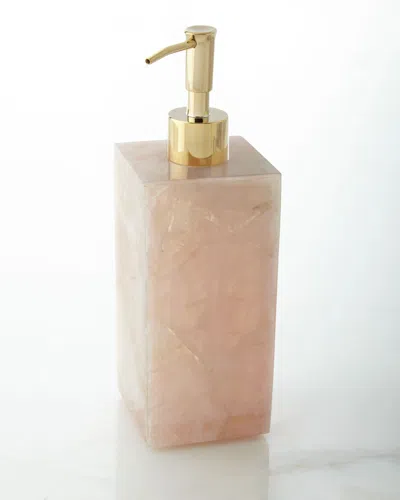 Mike & Ally Rose Quartz Pump Dispenser