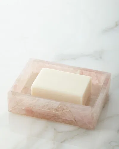 Mike & Ally Rose Quartz Soap Dish