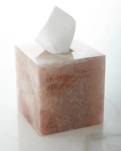 Mike & Ally Rose Quartz Tissue Box Cover