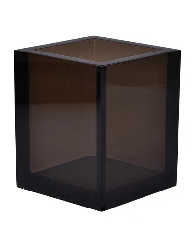 Mike & Ally Smoked Ice Lucite Brush Cup