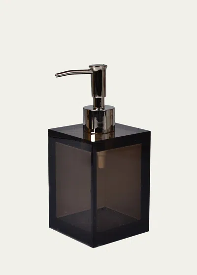 Mike & Ally Smoked Ice Lucite Pump In Black