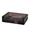 Mike & Ally Smoked Ice Lucite Soap Dish In Smoked