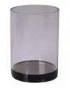 Mike & Ally Smoked Ice Lucite Tumbler In Smoked