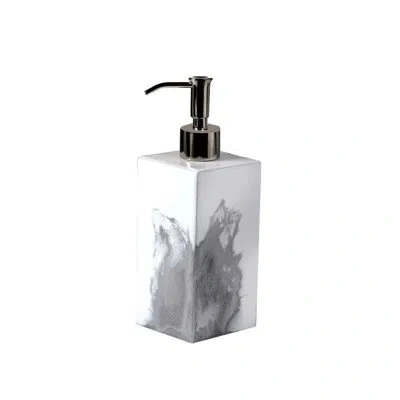 Mike & Ally Soap / Lotion Dispenser In Silver;pure