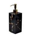 Mike & Ally Taj Box Pump In Black/gold