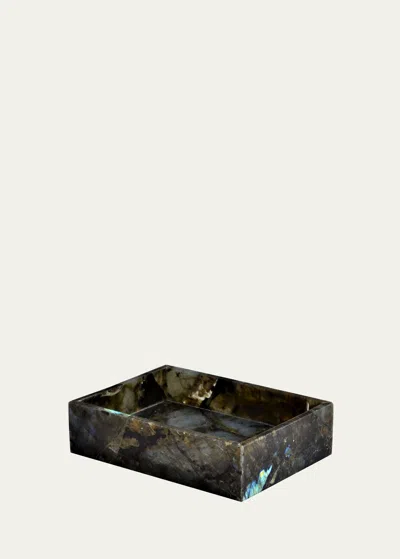 Mike & Ally Taj Labradorite Soap Dish In Gray