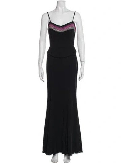 Pre-owned Mike Benet Skirt Suit In Black