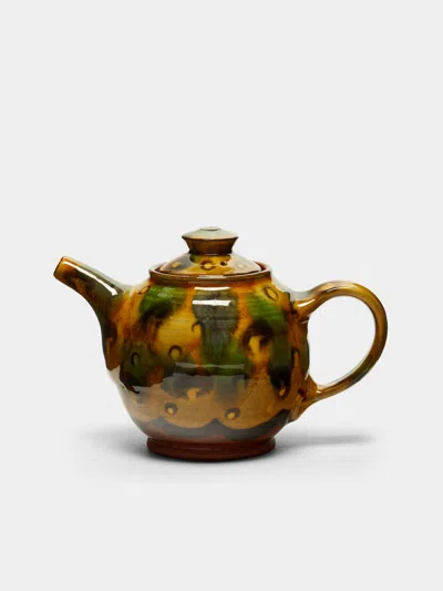 Mike Parry Slipware Large Teapot In Multi