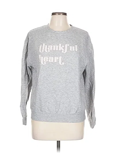 Pre-owned Miken Flow Sweatshirt In Silver