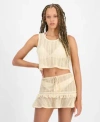 Miken Juniors Crochet Cover Up Tank Crochet Cover Up Skirt Exclusively At Macys In Woodbine