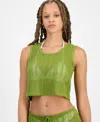 Miken Juniors' Crochet Cover-up Skirt, Exclusively At Macy's In Woodbine