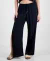Miken Juniors' Side-slit Cover-up Pants, Exclusively At Macy's In Black