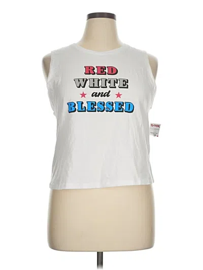 Miken Sleeveless T-shirt In White
