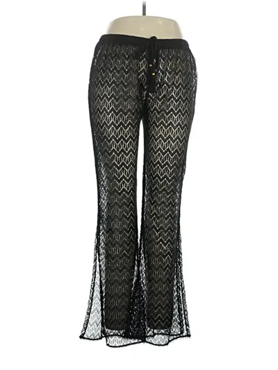 Pre-owned Miken Swim Active Pants In Black