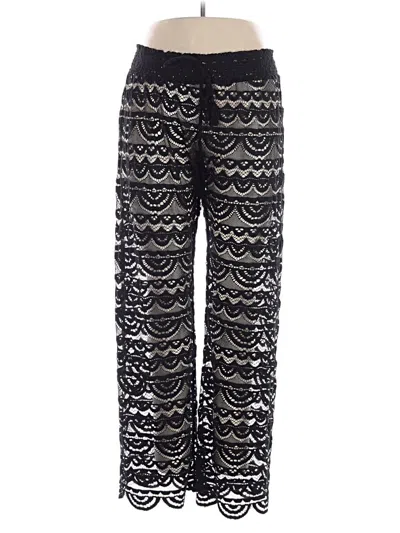 Pre-owned Miken Swim Casual Pants In Black