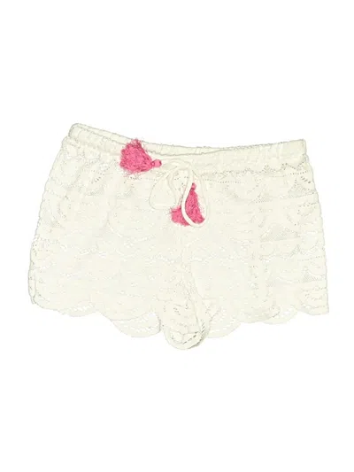 Pre-owned Miken Swim Shorts In White