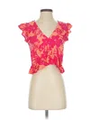 Miken Swim Sleeveless Blouse In Pink