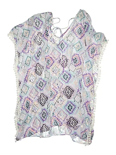 Pre-owned Miken Swimsuit Cover Up In Purple