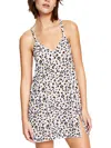 Miken Womens Animal Print Tank Cover-up In Multi
