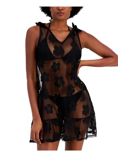 Miken Womens Summer Beachwear Cover-up In Black