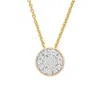 Miki & Jane Women's Gold Poppy Round Diamond Pendant In Gold