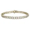 Miki & Jane Women's Gold Tyra Diamond Curb Link Bracelet In Gold