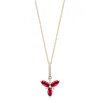 Miki & Jane Women's Red Neli Ruby & Diamond Pendant In Red