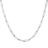 Miki & Jane Women's Silver Paperclip Chain Necklace With Toggle Closure In Silver