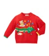 Miki House 3d Mascot Sweater In Red