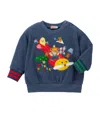 Miki House Aviator Sweatshirt In Navy