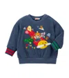 Miki House Aviator Sweatshirt In Navy