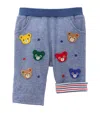 Miki House Bear And Star Sweatpants In Navy