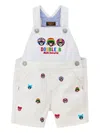 Miki House Bear-motif Shorts In White