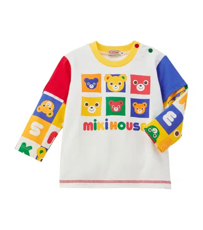 Miki House Kids' Bear Print T-shirt