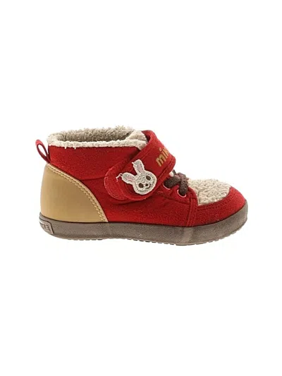 Pre-owned Miki House Kids' Boots In Red